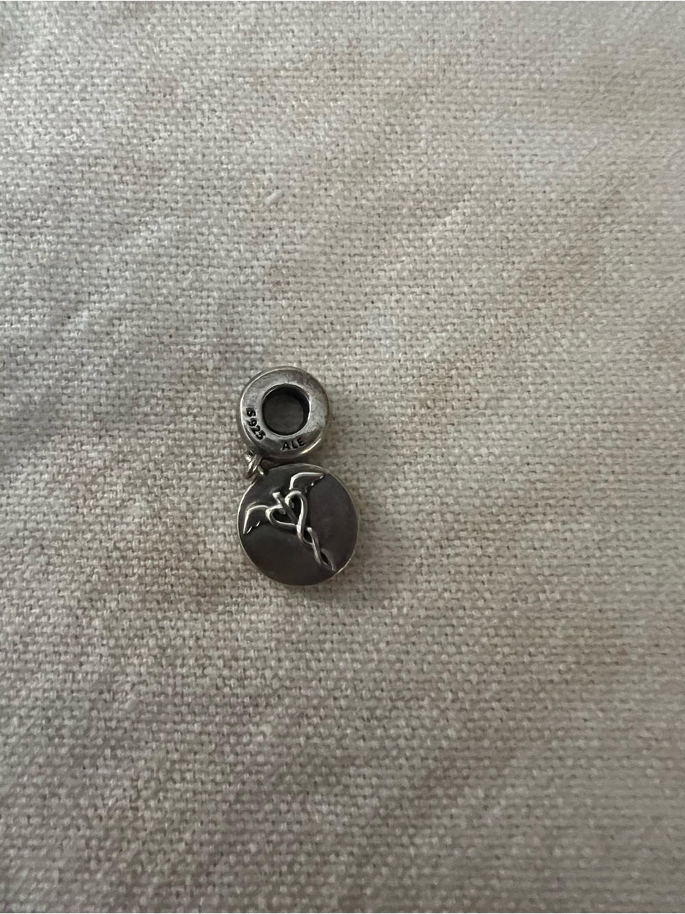Pandora charm stethoscope heart